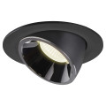 Numinos® gimble l, encastré de plafond intérieur, 20°, noir/chrome, led, 25,4w, 4000k