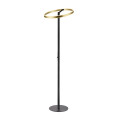 One straight, lampadaires, noir/laiton, 20 w, 1200/1200 lm 2700/3000 k