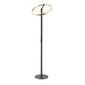 One straight, lampadaires, noir/laiton, 20 w, 1200/1200 lm 2700/3000 k