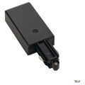 Alimentation pour rail 1 allumage 230V, noir, terre droite