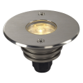 DASAR LED LV encastré, rond, Inox 316, 6W , 3000K, 12-25V, IP67