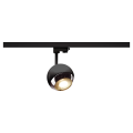 SLV by Declic LIGHT EYE 150, spot, noir/chrome, QPAR111 max. 75W, adaptateur rail 3 all