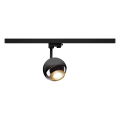 SLV by Declic LIGHT EYE 150, spot, noir/chrome, QPAR111 max. 75W, adaptateur rail 3 all