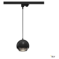 SLV by Declic LIGHT EYE 150, suspension pour rail, noir/chrome, QPAR111 max. 75W