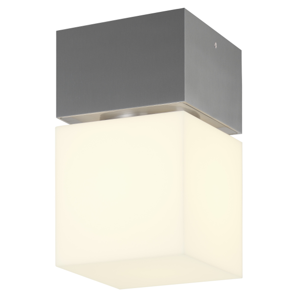 Square, plafonnier extérieur, inox, led, 12w, 3000k, ip44, inox 316, variable triac - SLV - 1000835