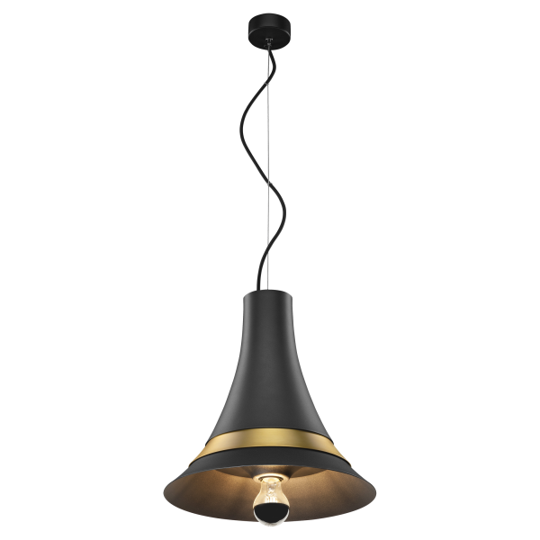 Bato 35, suspension intérieure, noir/laiton, e27, 60w max - SLV - 1001266