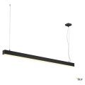 Q-line®, suspension intérieure, simple, noir, led, 47w, 3000k, variable dali