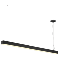 Q-line®, suspension intérieure, simple, noir, led, 47w, 3000k, variable dali