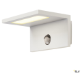 Angolux sensor, applique extérieure, blanc, led, 9,8w, 3000k, ip44, détecteur de mouvements