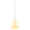 Big sun, suspension intérieure, blanc/chrome, e27, 60w max, câble nu sans patère