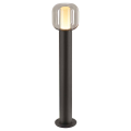 Ovalisk 75, borne extérieure, anthracite, led, 9w, 3000/4000k, interrupteur cct, ip65