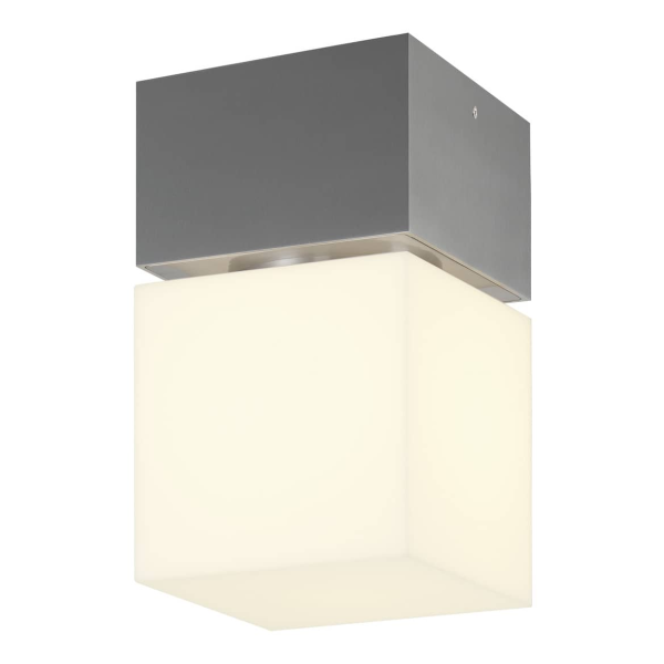 Square, plafonnier extérieur, inox, led, 12w, 3000k, ip44, inox 316, variable triac - SLV - 1000835