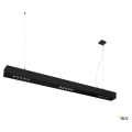 Q-line®, suspension intérieure, 1m, noir, led, 45w, 4000k, variable triac