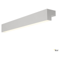 L-line 60, applique intérieure, argent mat, led, 10w, 3000k, ip44