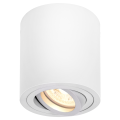 Triledo, plafonnier intérieur, simple, rond, blanc, gu10/led gu10 51mm, 10w max