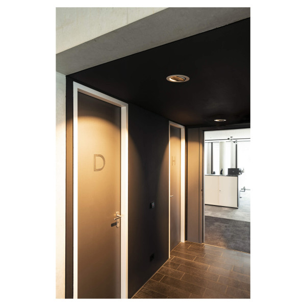 Numinos, encastré de plafond intérieur, 40°, blanc/noir, led, 3000k, orientable