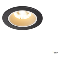 Numinos, encastré de plafond intérieur, 20°, noir/blanc, led, 3000k