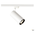 Numinos® xl, spot pour rail 3 allumages intérieur, 24°, blanc/noir, led, 36w, 4000k, variable