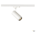 Numinos® zoom m, spot pour rail 3 allumages intérieur, 15°, noir, led, 20w, 3000k, variable dali