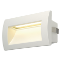 Downunder out led m. encastré mural blanc. led 0.96w 3000k. 155lm. irc80