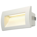 Downunder out led m. encastré mural blanc. led 0.96w 3000k. 155lm. irc80