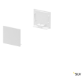 SLV by Declic GRAZIA 20, embouts pour profil standard strié, 2 pcs., blanc