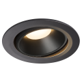 Numinos, encastré de plafond intérieur, 40°, noir, led, 3000k, orientable