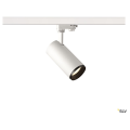 Numinos, spot pour rail 3 allumages, intérieur, 24°, blanc/noir, led, 20,1w, 4000k, variable triac