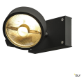 SLV by Declic KALU 1, applique/plafonnier, noir, QPAR111 max. 75W