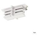 S-track, mini-connecteur, pour rail 3 allumages, intérieur, largeur 3,1cm, blanc