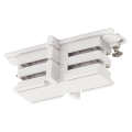 S-track, mini-connecteur, pour rail 3 allumages, intérieur, largeur 3,1cm, blanc