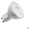 Lampe led qpar51, gris, gu10, 6W, 2700k