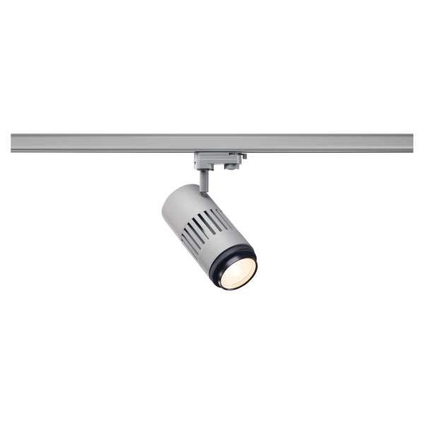 SLV by Declic STRUCTEC LED , spot, gris argent, LED 35W 3000K, lentille ajustable 20-60°