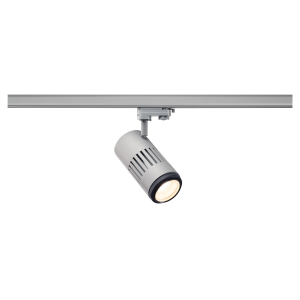 SLV by Declic STRUCTEC LED , spot, gris argent, LED 35W 3000K, lentille ajustable 20-60°