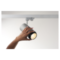SLV by Declic STRUCTEC LED , spot, gris argent, LED 35W 3000K, lentille ajustable 20-60°