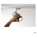 SLV by Declic STRUCTEC LED , spot, gris argent, LED 35W 3000K, lentille ajustable 20-60°