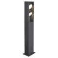 Eskina frame, borne extérieure, double, anthracite, led, 27w, 3000/4000k, interrupteur cct, ip65