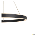 One 80, suspension intérieure, up/down, noir, led, 34w, 3000/4000k, interrupteur cct, variable dali