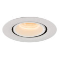 Numinos® gimble xs, encastré de plafond intérieur, 55°, blanc, led, 7w, 2700k