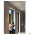 Numinos® gimble xs, encastré de plafond intérieur, 55°, noir/chrome, led, 7w, 4000k
