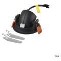 Numinos® gimble xs, encastré de plafond intérieur, 55°, noir/chrome, led, 7w, 4000k