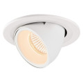 Numinos® gimble s, encastré de plafond intérieur, 40°, blanc, led, 8,6w, 2700k