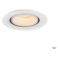 Numinos® gimble s, encastré de plafond intérieur, 40°, blanc, led, 8,6w, 2700k