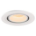 Numinos® gimble s, encastré de plafond intérieur, 40°, blanc, led, 8,6w, 2700k