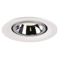 Numinos® gimble m, encastré de plafond intérieur, 20°, blanc/chrome, led, 17,5w, 4000k