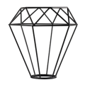 SLV by Declic FENDA, abat-jour cage, métal, L/l/H 20,5/18,/20,5 cm, noir