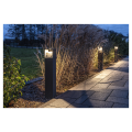 Borne extérieure LOGS 70 ANTHRACITE 6W LED BLANC CHAUD - SLV by Declic