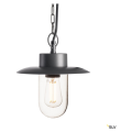 SLV by Declic MOLAT, suspension extérieure, anthracite, E27 max. 60W, IP44