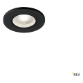 Kamuela eco, encastré de plafond intérieur, noir, led, 6,5w, 4000k, ip65, rt 2012, variable triac