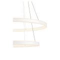 One double, suspension intérieure, up/down, blanc, led, 55w, 3000/4000k, interrupteur cct, variable dali